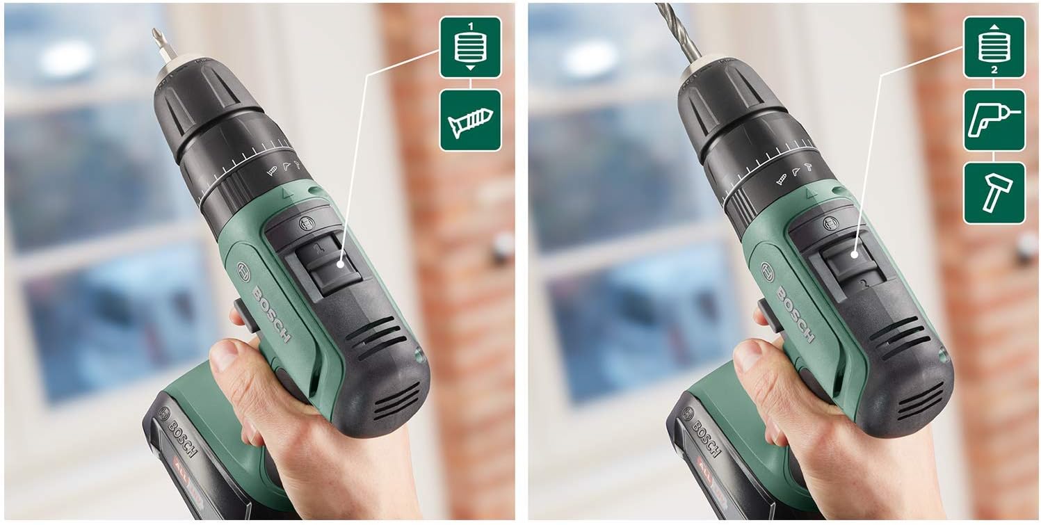 Bosch 06039C8170 Cordless Hammer Drill UniversalImpact 18 (1 Battery