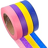 12 Rolls Laboratory Labeling Tapes, 164 Feet Long x 3/4 Inch Width, Temperature Resistant Water Resistant Freezer, Assorted Color for Marking and Color Coding Label Tape