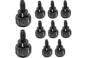 LOLIPPYY 10pcs Case Thumb Screws Hand-Tightening Side Panel Locking Screws for Computer Repair DIY Projects