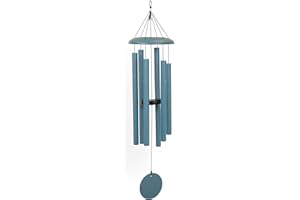 Corinthian Bells by Wind River - 36 inch Patina Green Wind Chime for Patio, Backyard, Garden, and Outdoor décor (Aluminum Chime) Made in The USA