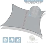 AXT SHADE Shade Sail Waterproof 2.5x3m Rectangle UV Block Canopy view 2