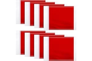 Mepase 8 Pcs Red Replacement Soccer Flags Soccer Corner Flags Referee football Equipment for Training and Practice