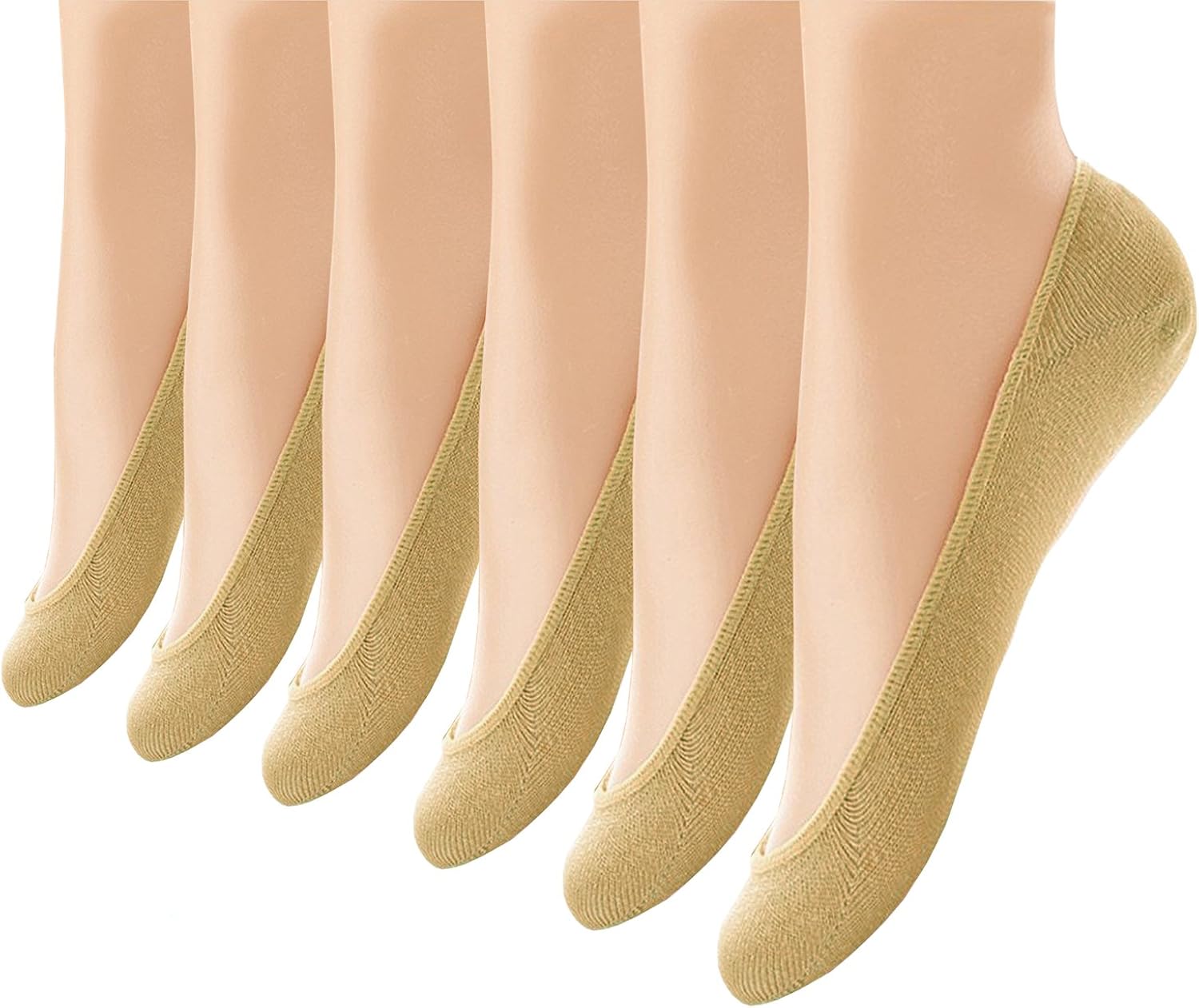 Calzini Fantasmini Donna Everyday 2-Pack - Anti-Scadenza, Cotone Morbido, Sistema Antiscivolo