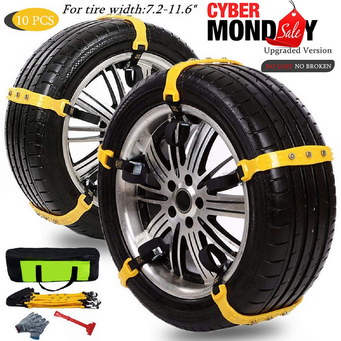Car Snow Chains For Car Suv Truckanti Slip Tire Chainadjustable Universal Emergency Thickening Anti Snow Cableswinter Driving Security #truck #mud #tires Car Snow Chains For Car Suv Truckanti Slip Tire Chainadjustable Universal Emergency Thickening Anti Snow Cableswinter Driving Security