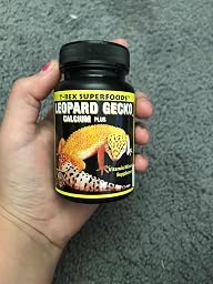 T-Rex Leopard Gecko Calcium Plus Supplement - All-in-One Vitamin & Mineral Dust For Crickets & Feeders (2.4 Oz)