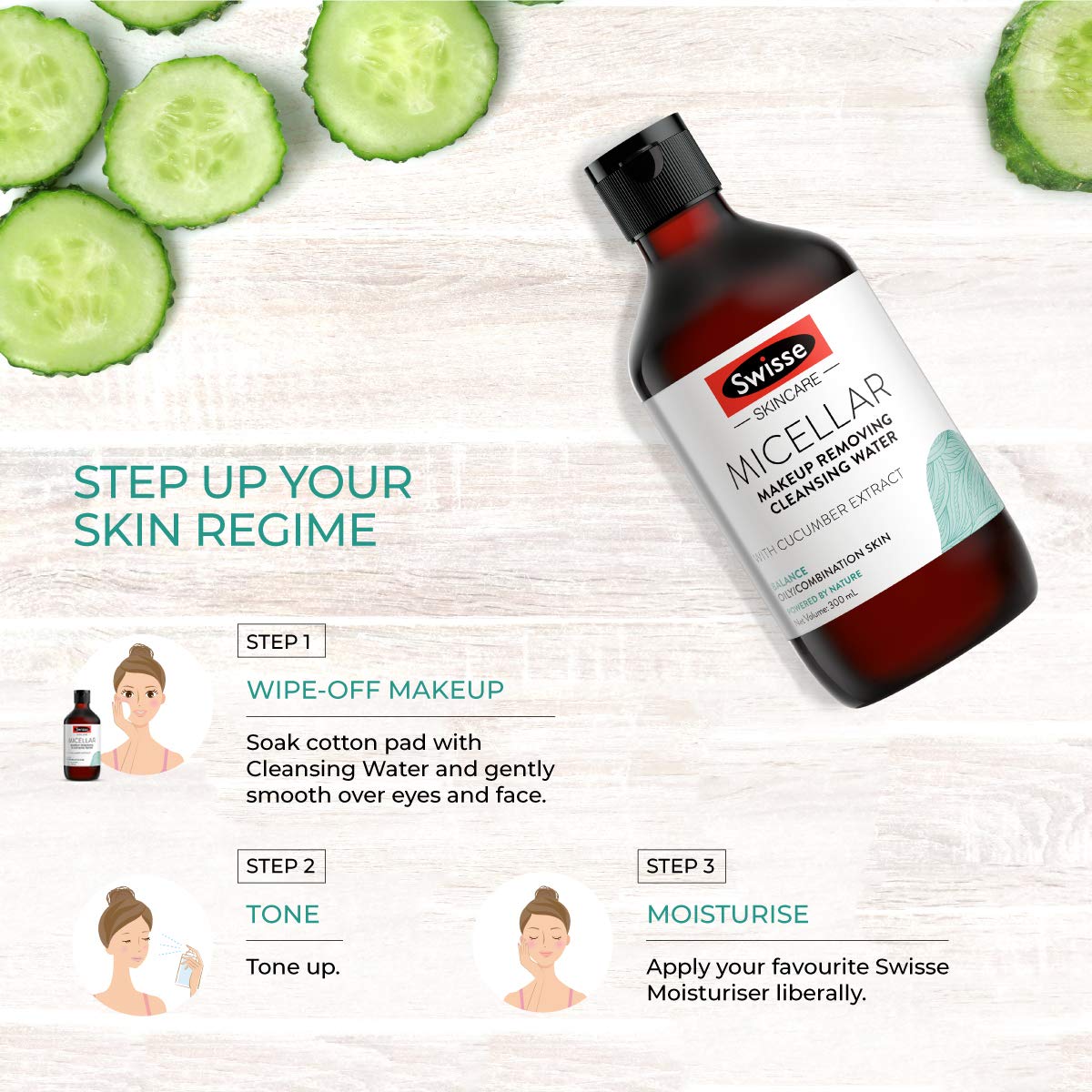 swisse micellar makeup remover 300ml