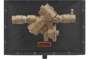 Backflow Preventer Insulated Cover (5°F) for Winter Freeze Protection, 21"W x 16"H Thickened Pressure Reducing Value & Well P
