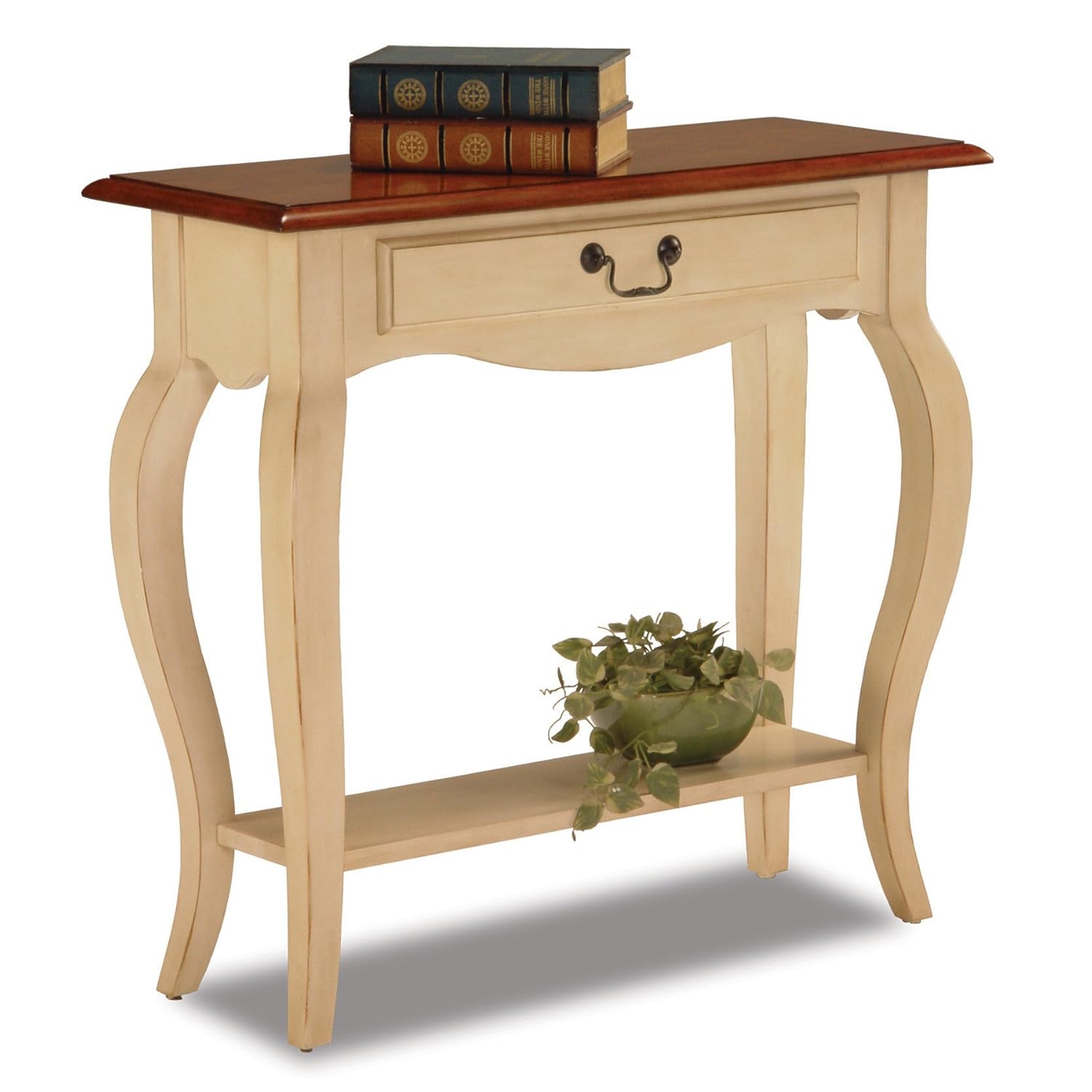 Best End Table Two Tone Drawer Rectangle