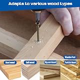 AMLOOPH Wood Screws Assortment 390pcs Mixed Self Tapping Countersunk Zinc Plated view 6