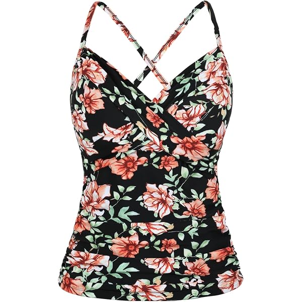 La Blanca Womens Island Goddess Keyhole Underwire Tankini Top Style