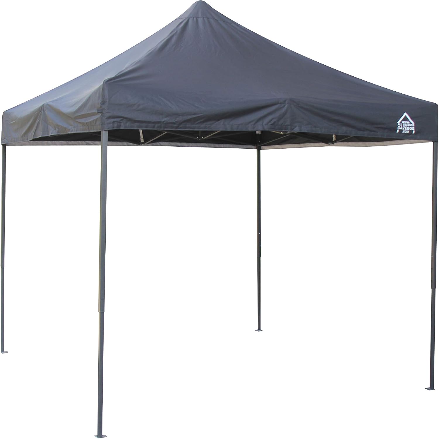 All Seasons Gazebos 2.5 x 2.5m Heavy Duty, Fully Waterproof Pop up Gazebo (Black)