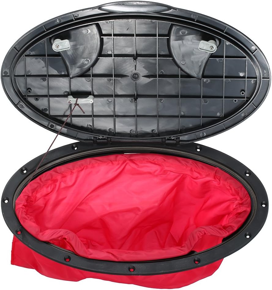 Kayak Hatch Deck Plate Kit Ellipse Shoreline Marine Kayak Cabin-Sealing Cover Water Resistant
