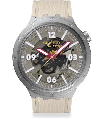 Amazon.com: Swatch Big Bold Irony Unisex Watch Casual Polymer Red