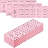 Kosiz 504 Sheets 25 Bid Raffle Ticket with
