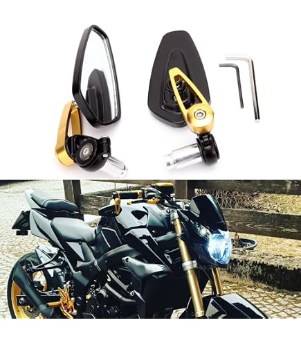 Retrovisores Moto Homologados E57 - Ajustables 360°, Antivibración, Compatibles Con Moto, Scooter Y Bicicleta