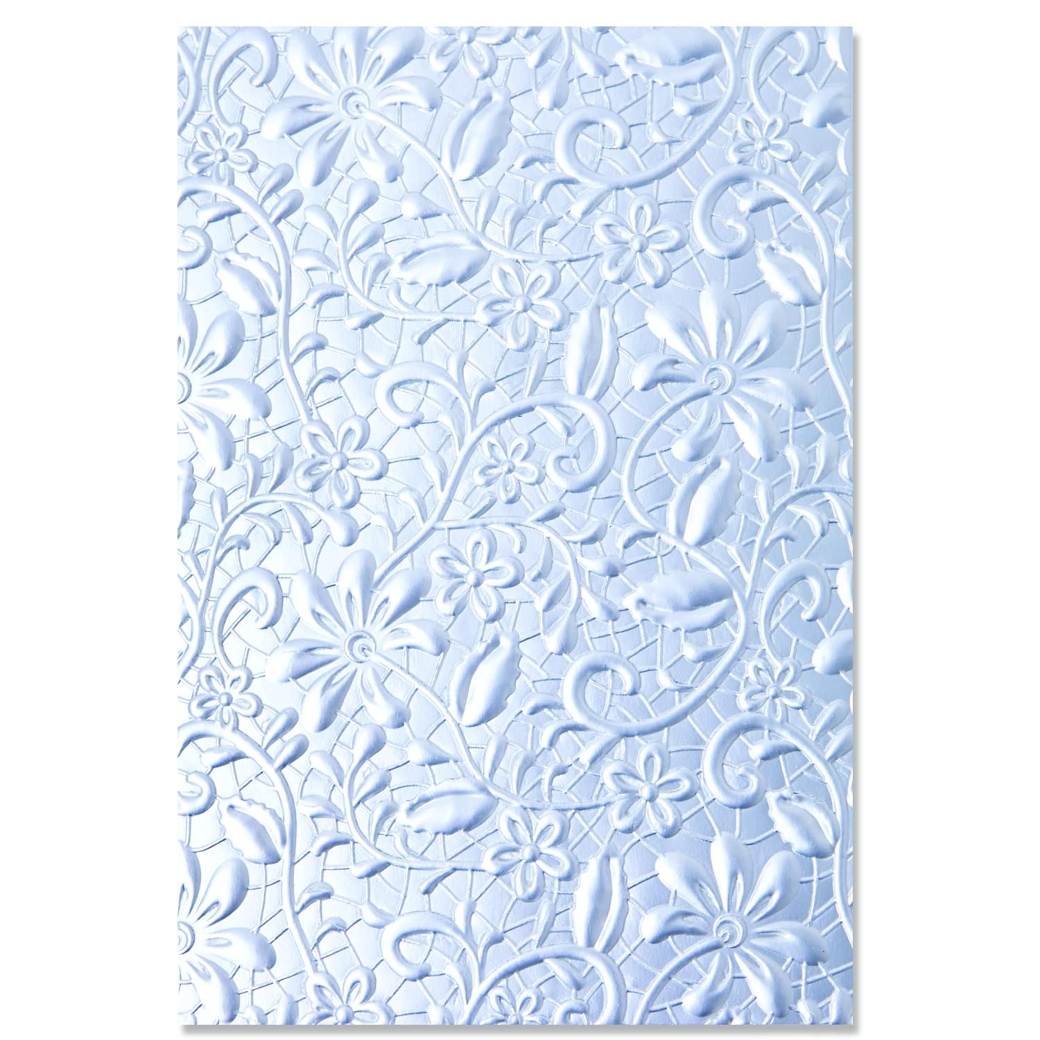 Sizzix 3-D Textured Impressions Embossing Folder Lacey by Kath Breen, 665324