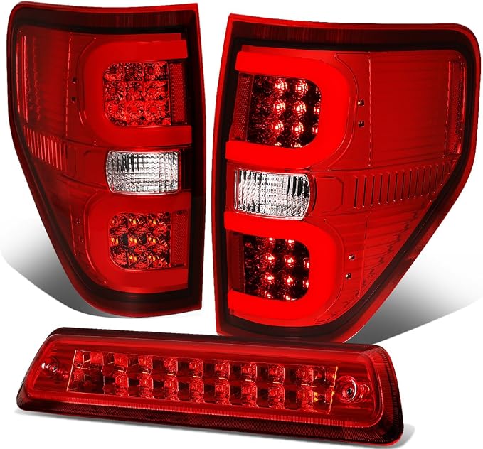 Replacement for 0914 Ford F150 3D LED Bar Tail Light+Dual