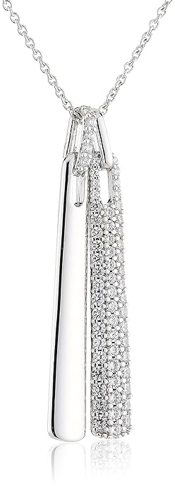 Joop! Damen Halskette 925 Sterling Silber Zirkonia Miranda weiß JPNL90704A