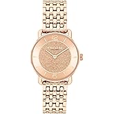 COACH Elliot Women's 2H Quartz Watch - Stainless Steel Bracelet - Water Resistant up to 3ATM/30 Meters - Premium Fashion - Classic, Minimalist Design for Everyday Wear - Gift for Her - 28mm