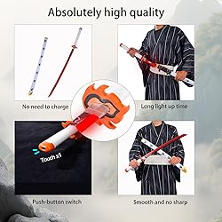 Light Up Rengoku Sword - 40-Inch Plastic with