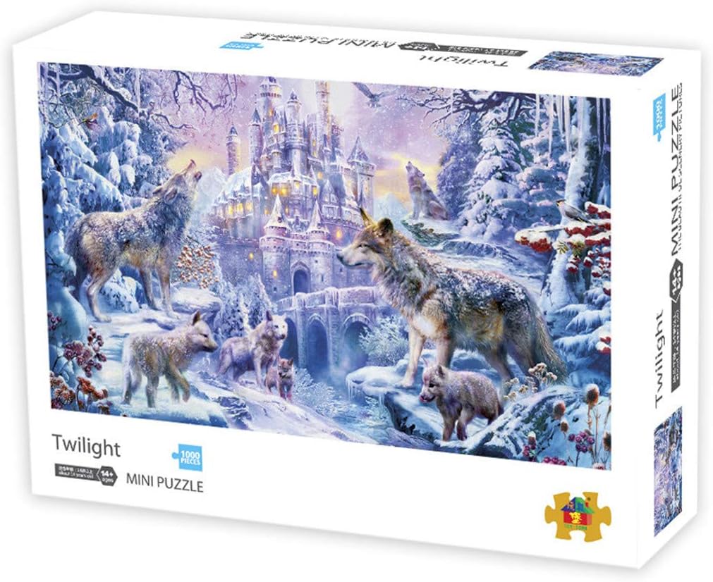 SIRIGOGO Animal Puzzle Jigsaw Puzzles for Grown Ups 1000 Piece Jigsaw Puzzles for Adults Kids Jigsaw Floor Puzzle Jigsaws Picture Puzzles Wooden Assembling Games Educational Toys Aged 14 and Over