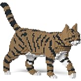 JEKCA Cat 03S-M04 | Tabby Cat Plastic Building Blocks | Age 14+