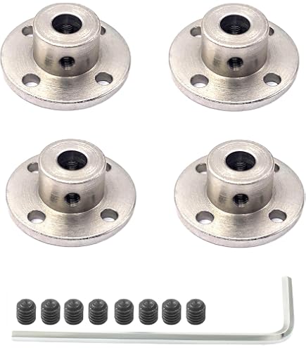 6 Raccords Hexagonaux 3mm Laiton - Coupleur Moteur DC Robot | Modélisme Voiture