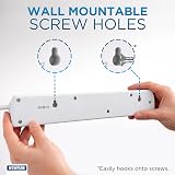 Status 4 Way Socket Extension Lead 1m Cable White 13A Wall Mountable view 4