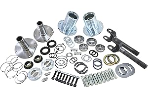 YUKON GEAR & AXLE Spin Free Locking Hub Conversion Kit, Dana 30/44 TJ, XJ, YJ, 30 spline, 5 x 5.5