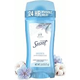 Secret Original Unscented Women's Invisible Solid pH Balanced Antiperspirant and Deodorant, 2.6 Ounce