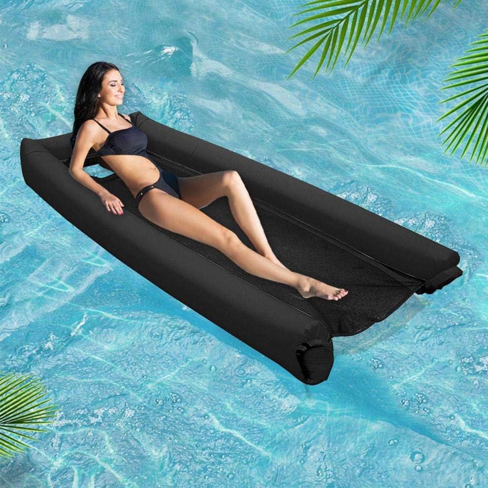 Mayyou Inflatable Mesh Mat - Comfort - 178x70 cm Sun Lounger Swimming Pool Air Bed Beach Mat Water Hammock Floating Relaxing