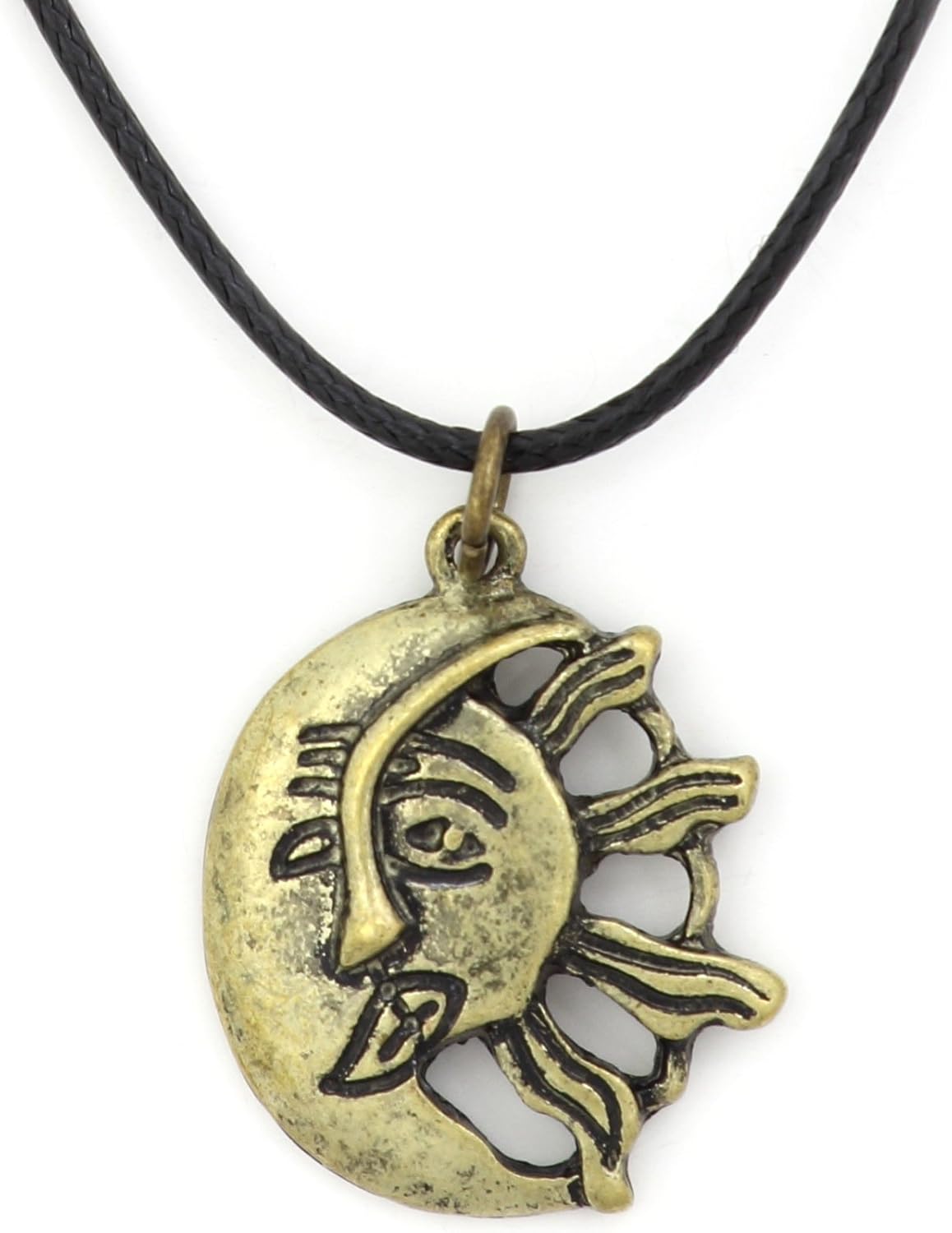 Sun and moon kissing necklace Clearance