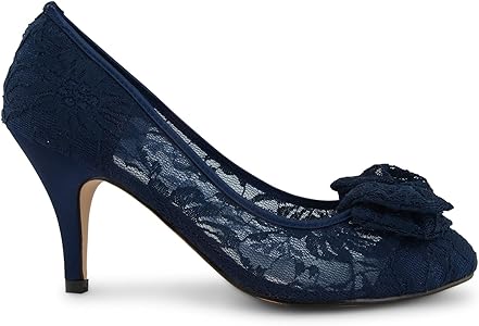 navy lace shoes for wedding