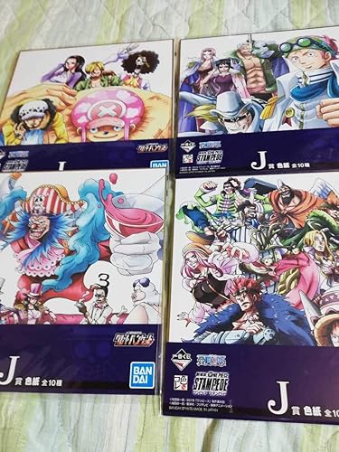 Amazon 一番くじワンピース グレートバンケット J賞色紙 ４枚 ワンピース一番くじグレートバンケットわんぴーす じゃんぷ 名作 アニメ 萌えグッズ 通販