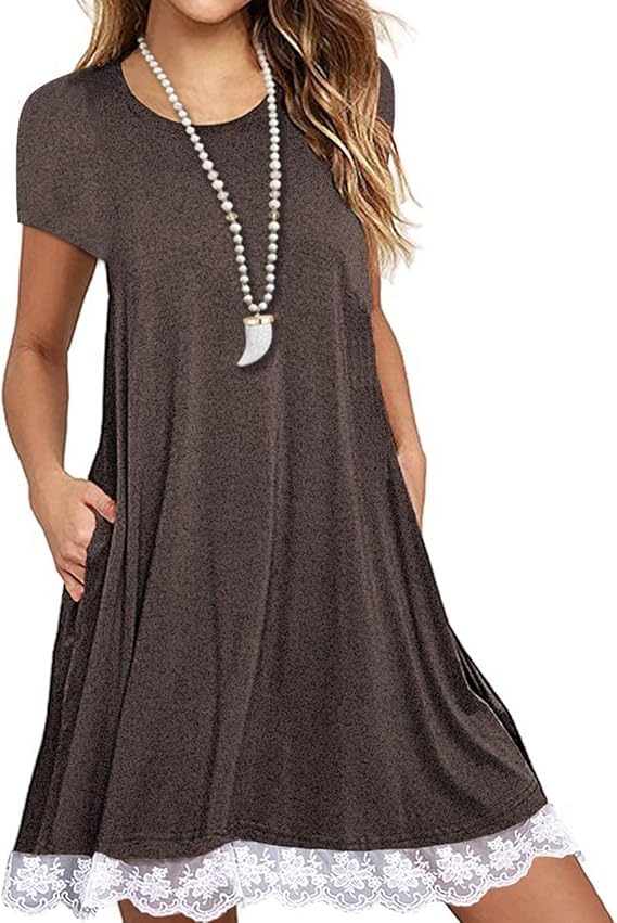 dark brown t shirt dress
