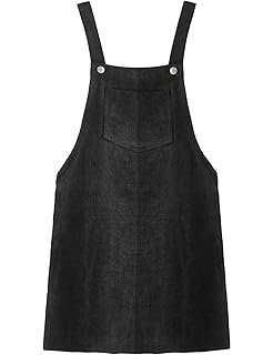 overall dress with white shirt