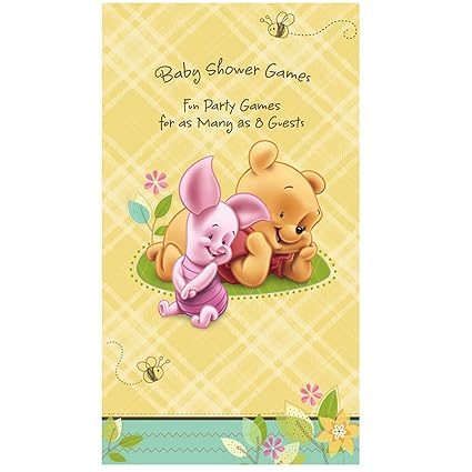 Amazon Com Hallmark Baby Pooh And Friends Shower Game Book By Amazon Com Hallmark Baby Pooh And Friends Shower Game Book By