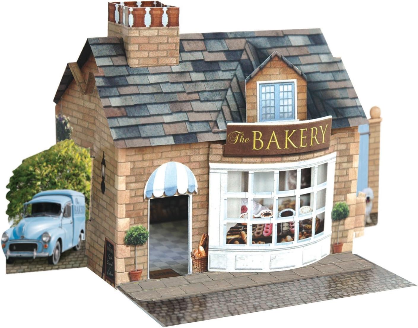 Santoro Pop Up Places 3D Greeting Card - Bakery