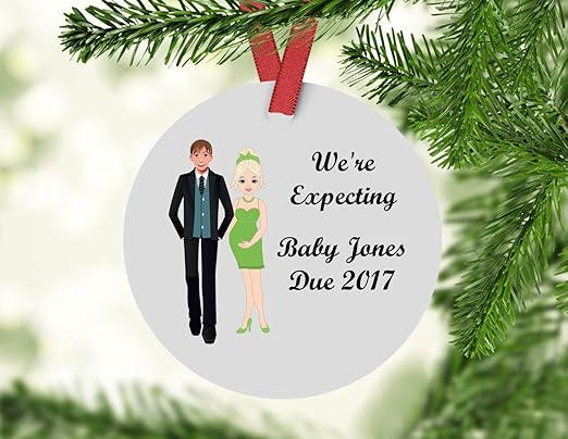 expecting baby ornament