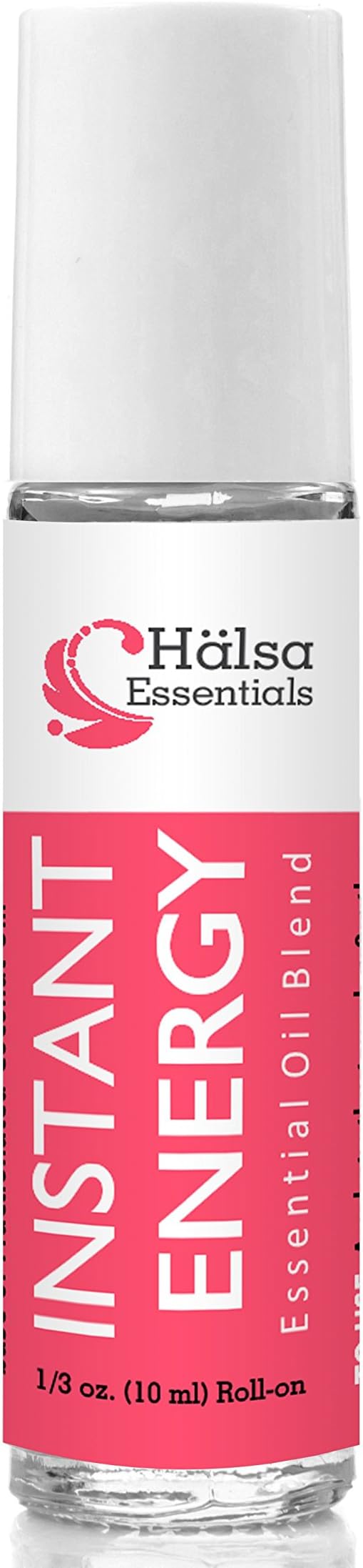 Energy Boosting Essential Oil Blend - Instant Energy Aromatherapy Roll-on 10 ml from Halsa Essentials
