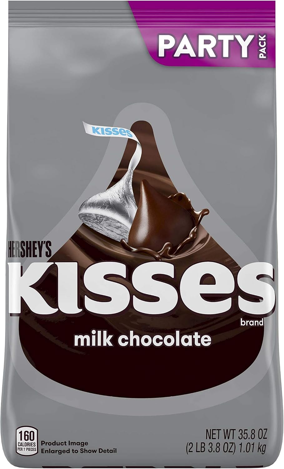 Hersheys Kisses Party Pack Milk Chocolate Treat World Famous Sweets Gluten Free 35 8 Oz 1 01 Kg Amazon Co Uk Grocery