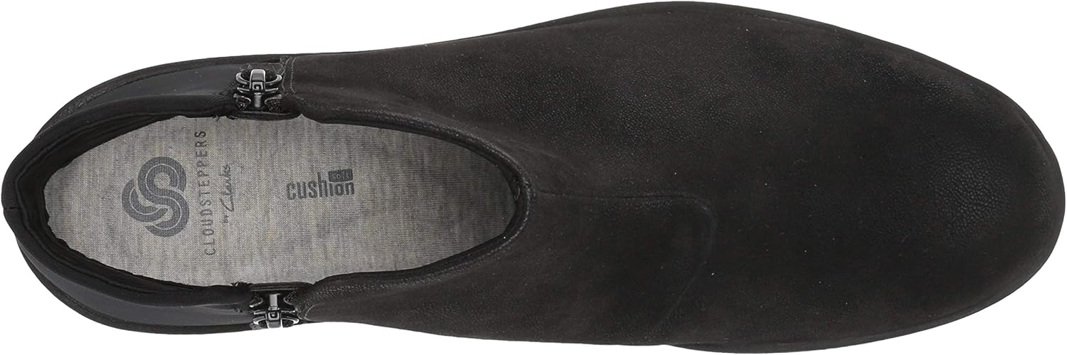 clarks step rose up ankle bootie