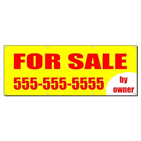 Amazon Com For Sale By Owner Real Estate Custom Phone Banner