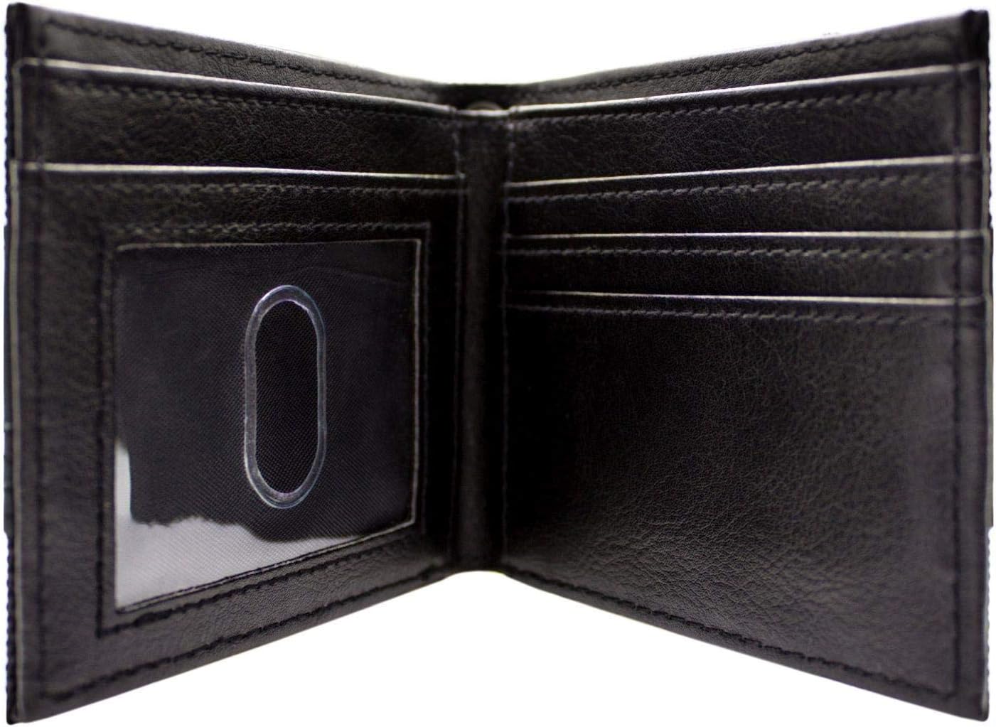 Nintendo Legend of Zelda Textured Golden Triforce Wallet Bi-Fold ID & Card Holder, Black - Image 4