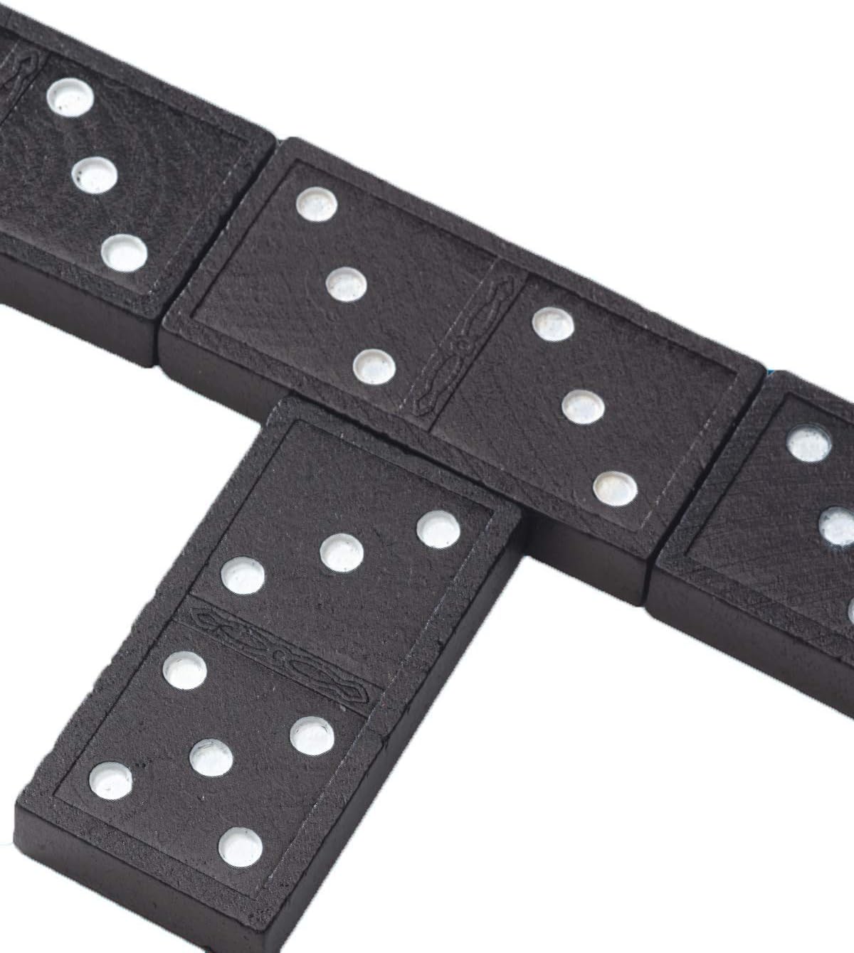 Goliath Games Double 9 Wooden Dominoes, Wooden Dominoes Nine, 5 Inches - Image 3