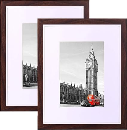 8x10 Rustic Dark Brown Picture Frame Multi Photo Frames Collage For Wall Or Tabletop Display Living Room Decor With White Trim Display Pictures 5x7 With Mat Or 8x10 Without Mat Set Of 2 Amazon Co Uk Kitchen 8x10 Rustic Dark Brown Picture Frame Multi Photo Frames Collage For Wall Or Tabletop Display Living Room Decor With White Trim Display Pictures 5x7 With Mat Or 8x10 Without Mat Set Of 2 Amazon Co Uk Kitchen