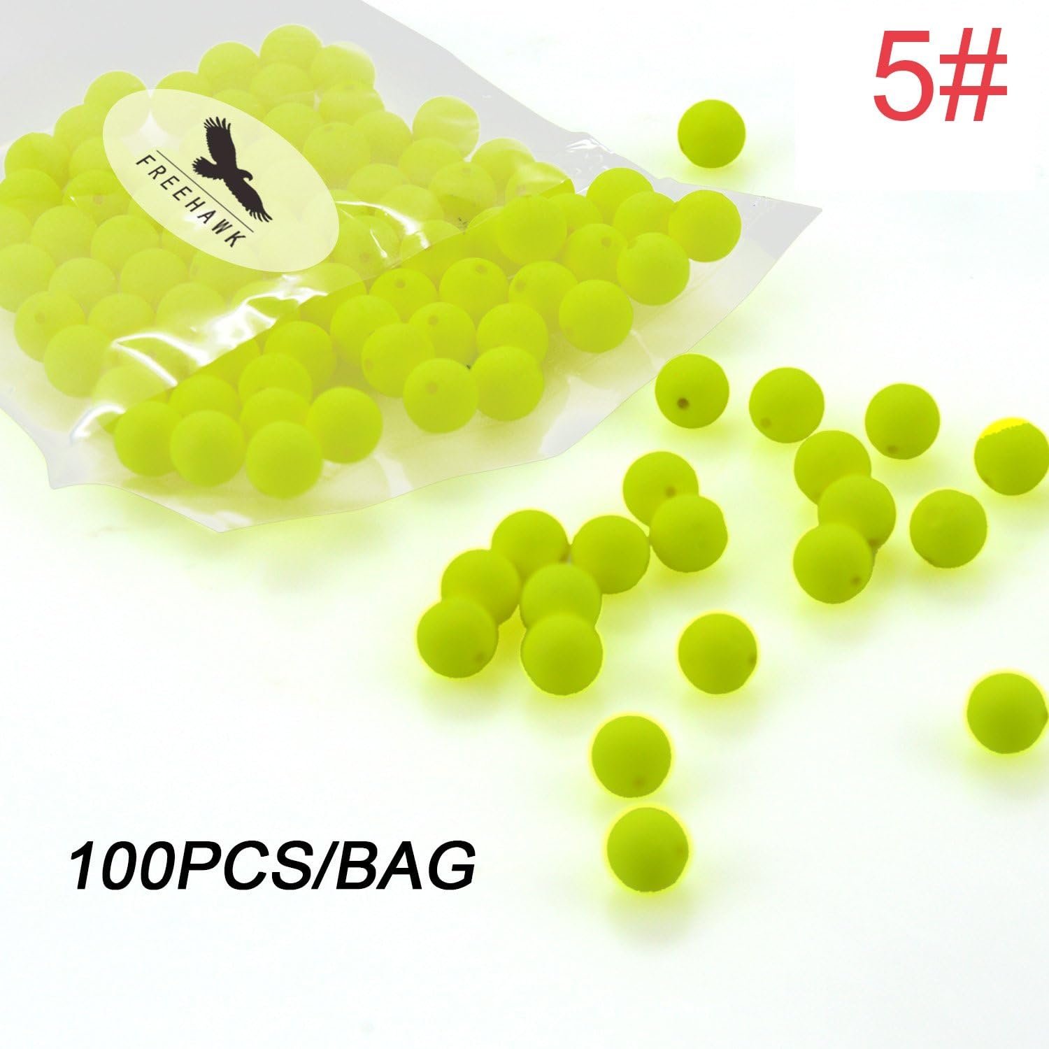 PiscatorZone Fishing Float Ball EPS Foam Ball Striking Beans Fishing