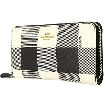 Amazon コーチ 財布 Coach アウトレット バフ プレイド チェック パターン ジップ ウォレット 長財布 F Imf23 並行輸入品 Coach コーチ 財布