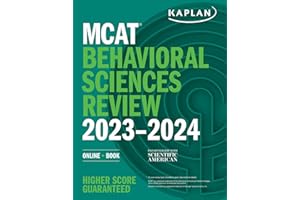 MCAT Behavioral Sciences Review 2023-2024: Online + Book (Kaplan Test Prep)