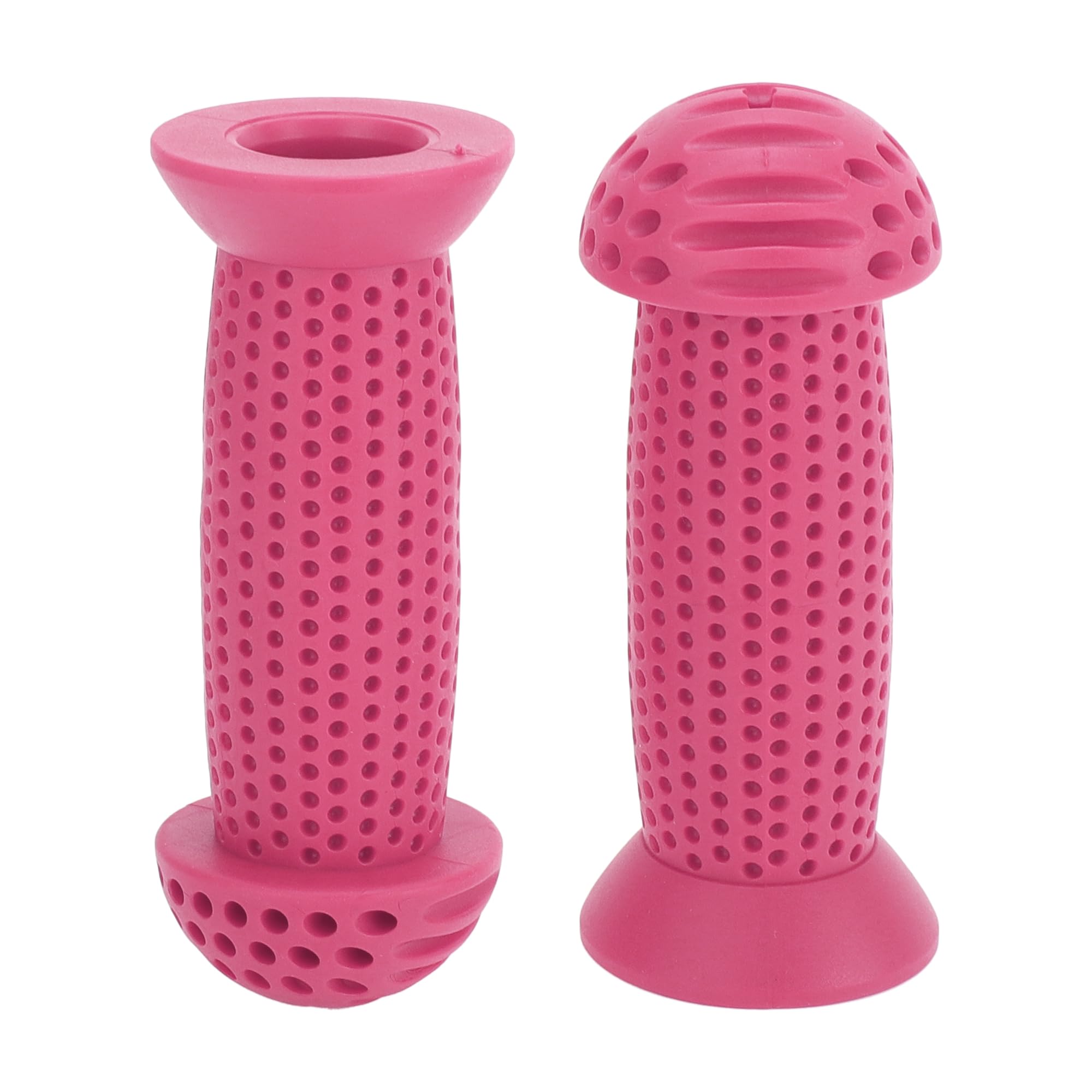 TUCKBOLD Child Bike Handlebar Grips Covers 100mm Long Soft | Children Bicycle End Grip Protector Pink 1 Pair